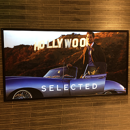 LED拉布灯箱-6060