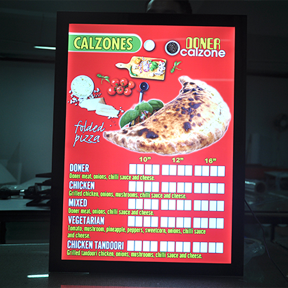 单面铝框吸盘超薄灯箱-1530