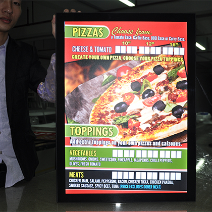 户外单面防水超薄灯箱-5050